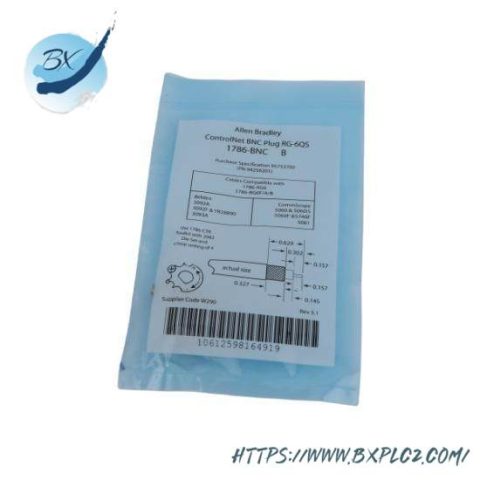 Allen-Bradley 1786-BNC/B ControlNet Media Coaxial BNC Connector, Industrial Automation Solutions