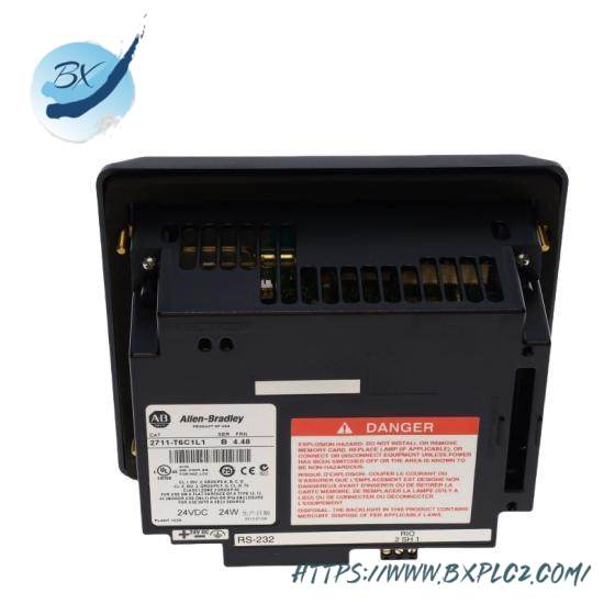 Allen-Bradley 2711-T6C1L1 PanelView 600 Color/Touch RIO/RS-232-Printer, DC Power