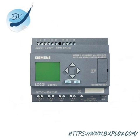 SIEMENS 6ED1052-1MD00-0BA7: 12/24VDC Logic Module with Display