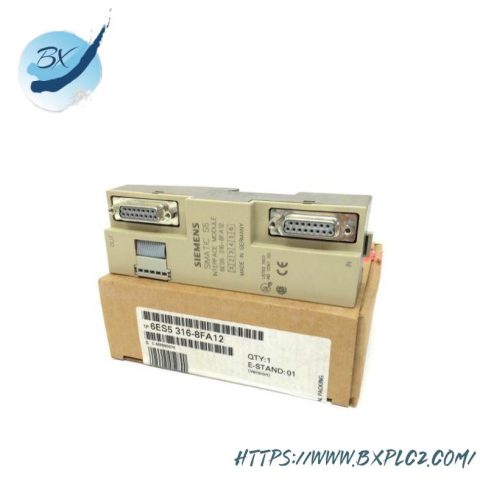 SIEMENS 6ES5316-8FA12 - Modular Interface Module for Advanced Control Systems