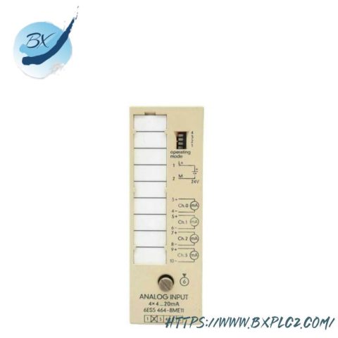SIEMENS SIMATIC S5 464 Analog Input Module, 6ES5464-8ME11 - Precision Control Solution for Industrial Automation