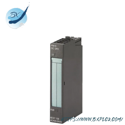 SIEMENS 6ES7138-4CA50-0AB0 PM-E Power Modules: High-Performance Industrial Control Solutions