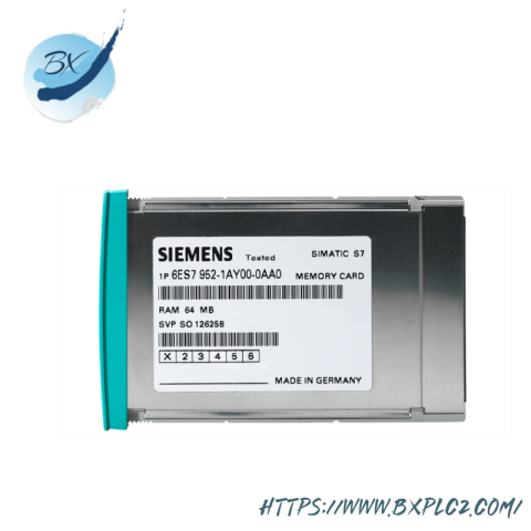 SIEMENS 6ES7952-1AK00-0AA0 RAM Memory Card for Industrial Control Systems