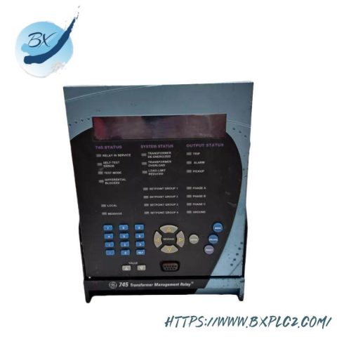 GE 745-W2-P5-G5-HI-A-L-R-E-H Transformer Management Relay: Precision Control for Industrial Applications