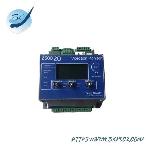 Bently Nevada 2300/20-00 Vibration Monitor; Manufacturer: Bently-Nevada