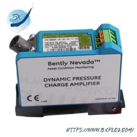 Bently Nevada 350500-00-00-00-11-00 Dynamic Pressure Charge Amplifier, High Precision Pressure Sensing Module