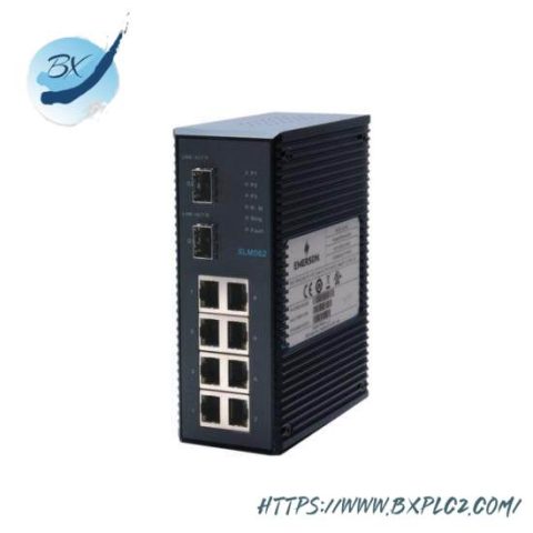 EMERSON IC086SLM082 10-Port Managed Switch: Industrial Networking Excellence