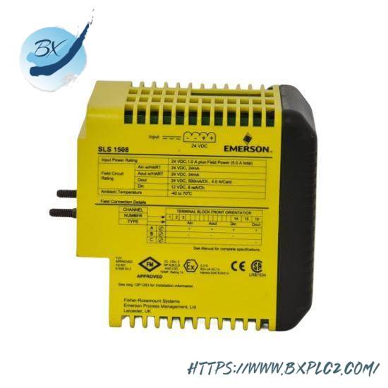 emerson_sls1508_kj2201x1-ba1_12p3162x122_deltav_sis_smart_logic_solver_2.jpg Emerson SLS1508 KJ2201X1-BA1 12P3162X122 DeltaV SIS Smart Logic Solver