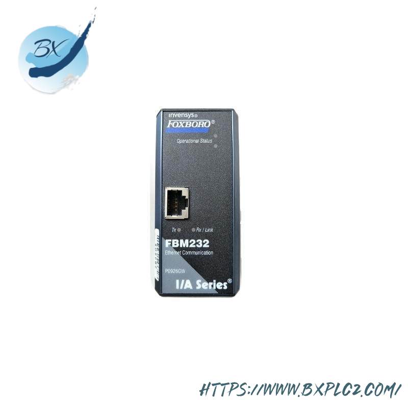 foxboro_fbm232_mbps_ethernet_single.jpeg FOXBORO FBM232 Ethernet Module for Industrial Control, Single