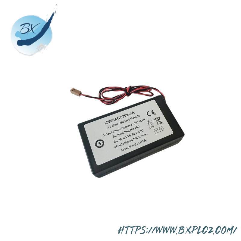 ge_ic695acc302_battery_module.jpg GE ACC302 Battery Module - High Capacity Energy Storage, Designed for Industrial Control Systems