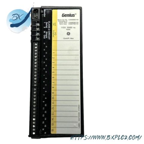 GE Industrial Control - IC660BBD110 Discrete Input Block, for Precise Machine Monitoring & Control