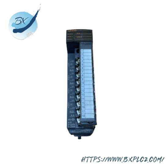 mitsubishi_q64ad_a_d_converter_unit.jpg Mitsubishi Q64AD A/D Converter Unit, Durable Industrial PLC Module