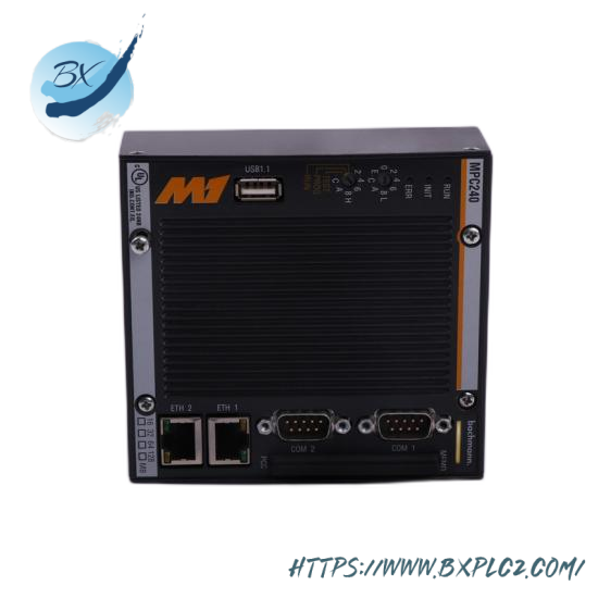 mpc270_bachmann_cpu_module.png Bachmann MPC240-64/128MBCF - Industrial PLC Module, Designed for High Performance Control Systems