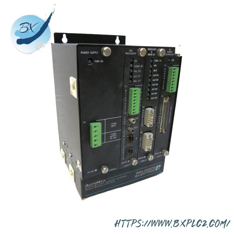 reliance_electric_805401-3s_slot_rack_w_cards_power_supply_pmi_processor.jpg Reliance Electric 805401-3S Slot Rack Assembly w/ Cards & Power Supply, PMI Processor
