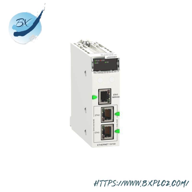 schneider_bmenoc0301_network_module.jpg Schneider Electric BMENOC0301 Ethernet Communication Module - Advanced Networking for Industrial Automation