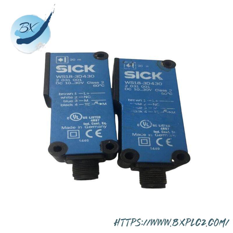 sick_ws18-3d430_sensor.jpg SICK WS18-3D430 3D Distance Sensor, Precision Measuring for Industrial Automation