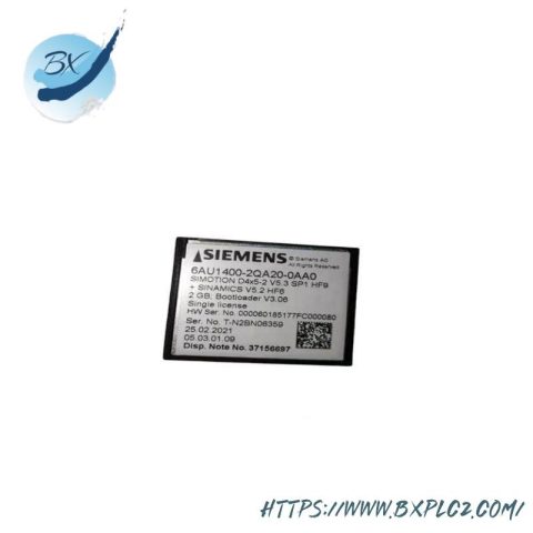 SIEMENS 6AU1400-2QA20-0AA0 Compact Flash Card for Industrial Automation