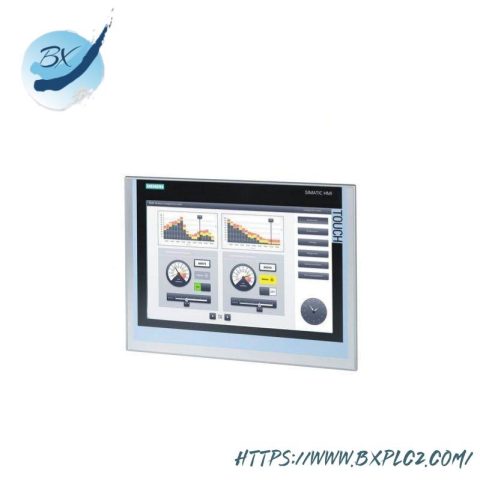 SIEMENS 6AV2124-0QC02-0AX0: Industrial HMI Display Unit for Control Systems