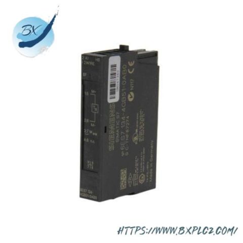SIEMENS 6ES7134-4FB51-0AB0 Analog Input Module - 2AI High Speed, Industrial Automation Solution