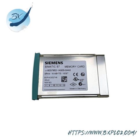 SIEMENS 6ES7952-1AS00-0AA0 - High-Performance RAM Memory Card for S7-400 Control Systems