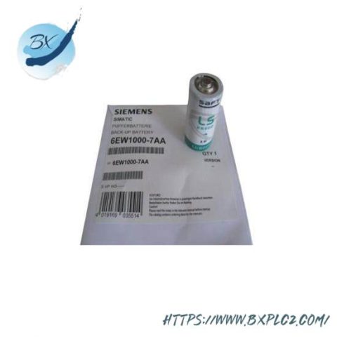 Siemens 6EW1000-7AA: Advanced Lithium Backup Battery SNR for Industrial Automation