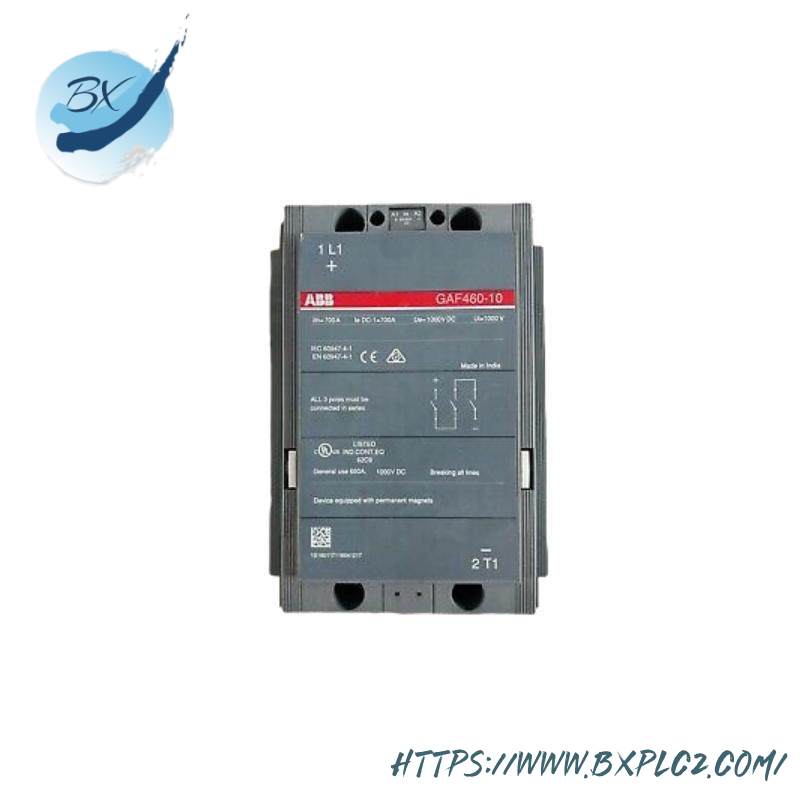 abb_gaf_460-10-11_dc_contactor.jpg ABB GAF 460-10-11 Dc Contactors: Reliable Control Solutions for Industrial Applications