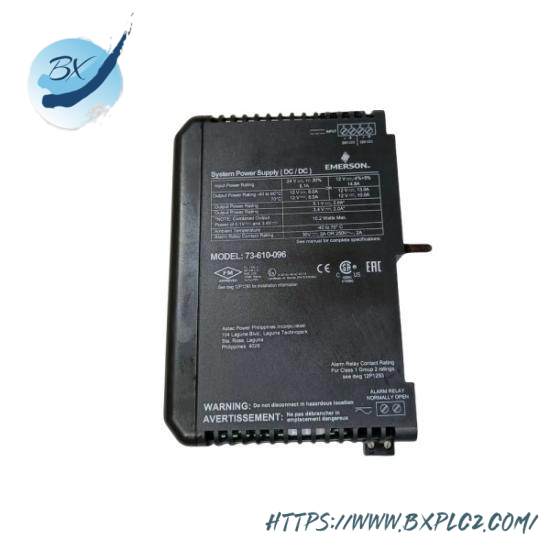 emerson_deltav_kj1501x1-bc3_power_supply.jpg Emerson DeltaV KJ1501X1-BC3 Power Supply, High-Efficiency, Compact Design