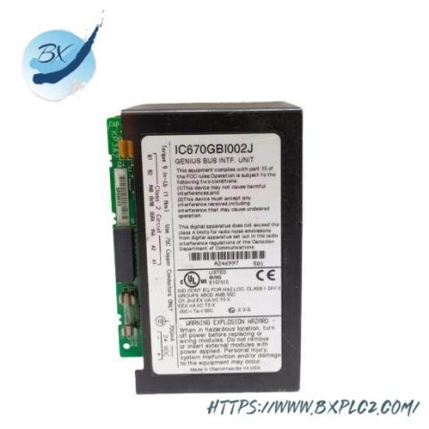 GE FANUC - IC670GBI002J Industrial Control Module