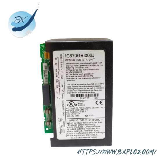 ge_fanuc_ic670gbi002j.jpg GE FANUC - IC670GBI002J Industrial Control Module