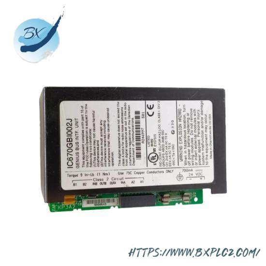 ge_fanuc_ic670gbi002j_1.jpg GE FANUC - IC670GBI002J Industrial Control Module