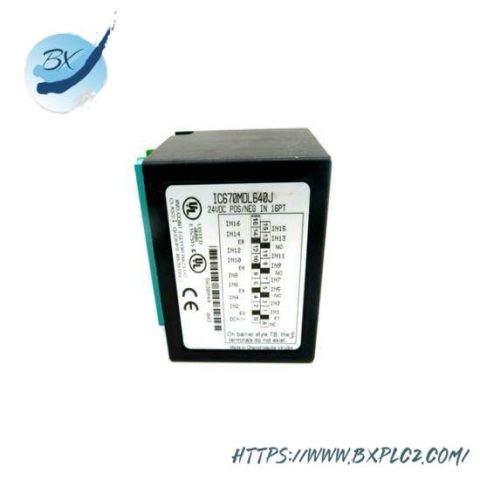 GE FANUC IC670MDL640J: Advanced Input Module for Industrial Control Systems