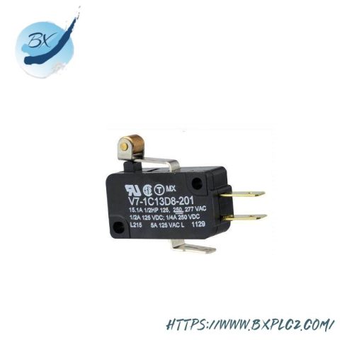 Honeywell V7-1C13D8-201 SPDT Roller Lever Microswitch 15 A, V7 Series