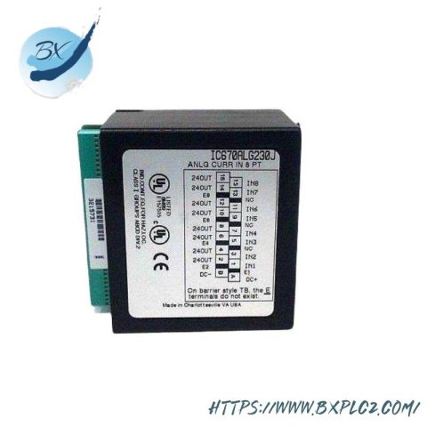 GE IC670ALG230 Analog Input Current Module - 8 Channel PLC Component