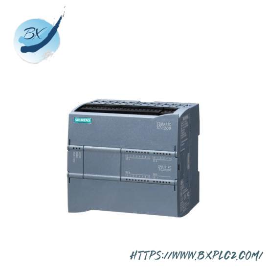 siemens_6es7214-1ag40-0xb0_simatic_s7-1200.jpg Siemens SIMATIC S7-1200, 6ES7214-1AG40-0XB0 - Compact CPU for Industrial Automation