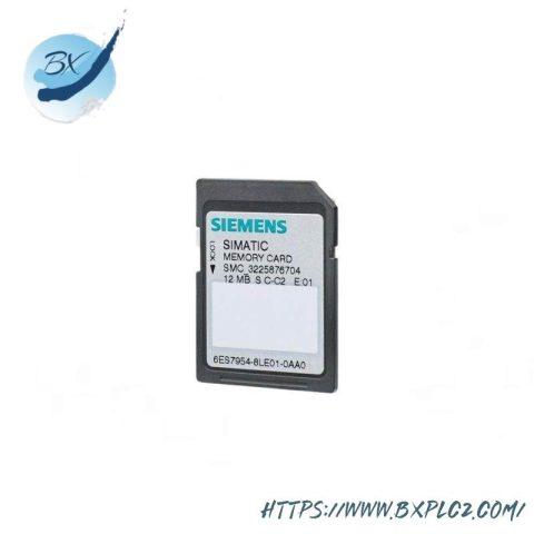 SIEMENS SIMATIC S7 Memory Card 6ES7954-8LC03-0AA0 for Industrial Automation