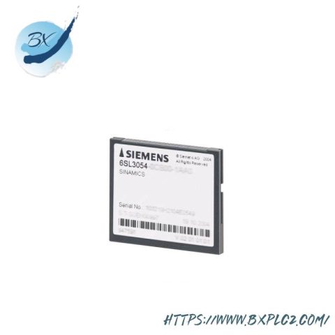 Siemens SINAMICS S120 CompactFlash card 6SL3054-0AA01-1AA0, Advanced Control Module for Industrial Automation