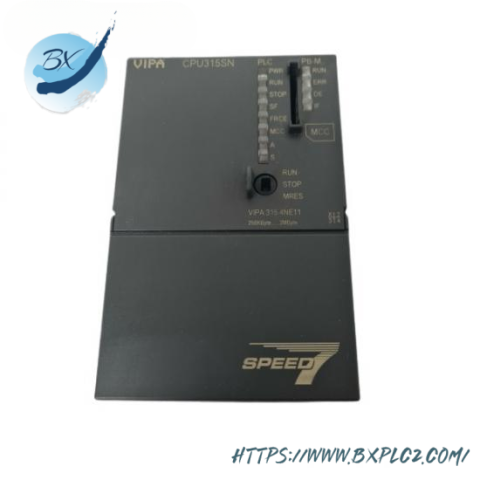 VIPA Modular CPU 315SN/NET - SPEED7 Technology, DC 24V, 1MByte Work Memory, Expandable up to 2MByte