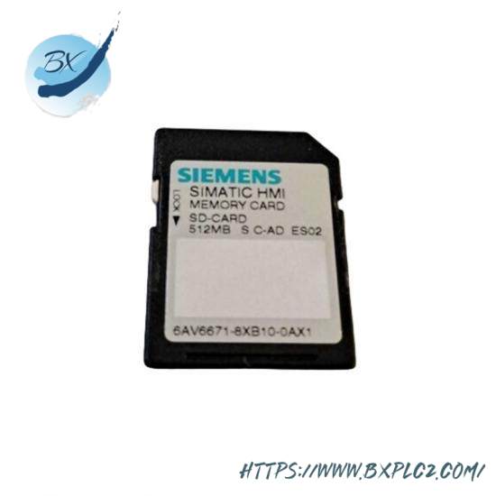 siemens_6av6_671-8xb10-0ax1_simatic_sd_memory_card.jpg Siemens 6AV6 671-8XB10-0AX1: Industrial SD Memory Card for Simatic Control Systems