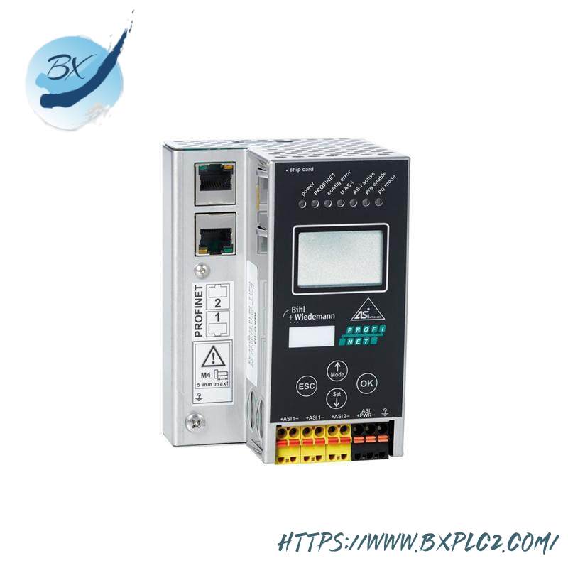 bihl_wiedemann_bwu3363_as-i_gateway_module.jpg Bihl+Wiedemann BWU3363 AS-i Gateway Module - Industrial Automation Solution