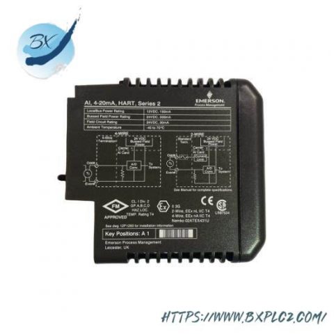 Emerson VE4003S2B2 | DeltaV Analog Input Module, Precision & Efficiency in Control Systems