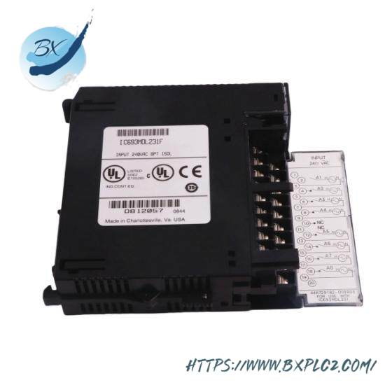 ge_fanuc_ic693mdl231_isolated_input_module.jpg Emerson IC693MDL231 Discrete Input I/O Module - 8 Channel 240Vac Isolated Input