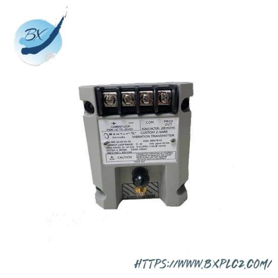 bently_nevada_990-08-xx-01-00_2-wire_vibration_transmitter.jpg Bently Nevada 990-08-XX-01-00 2-Wire Vibration Transmitter; Manufacturer: Bently-Nevada