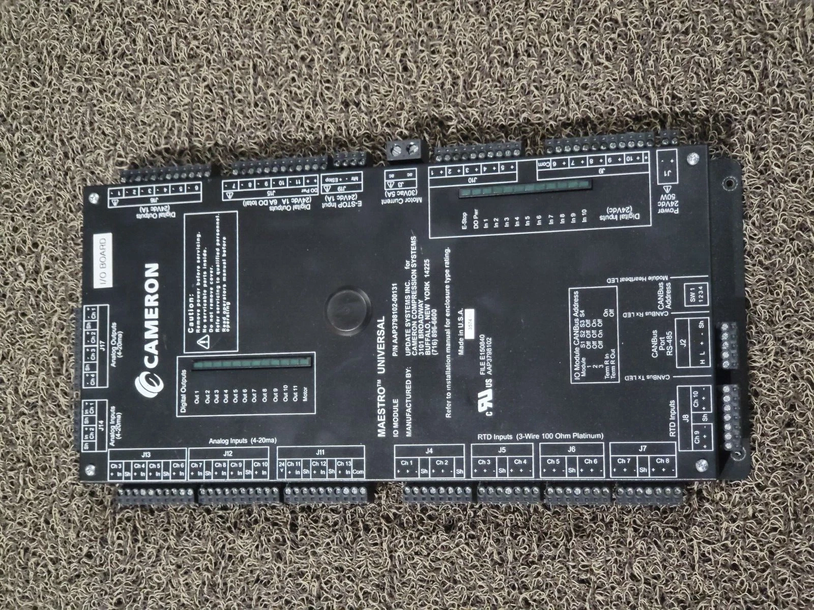 CAMERON AAP3798102-00031-16203 Pressure Control Valve