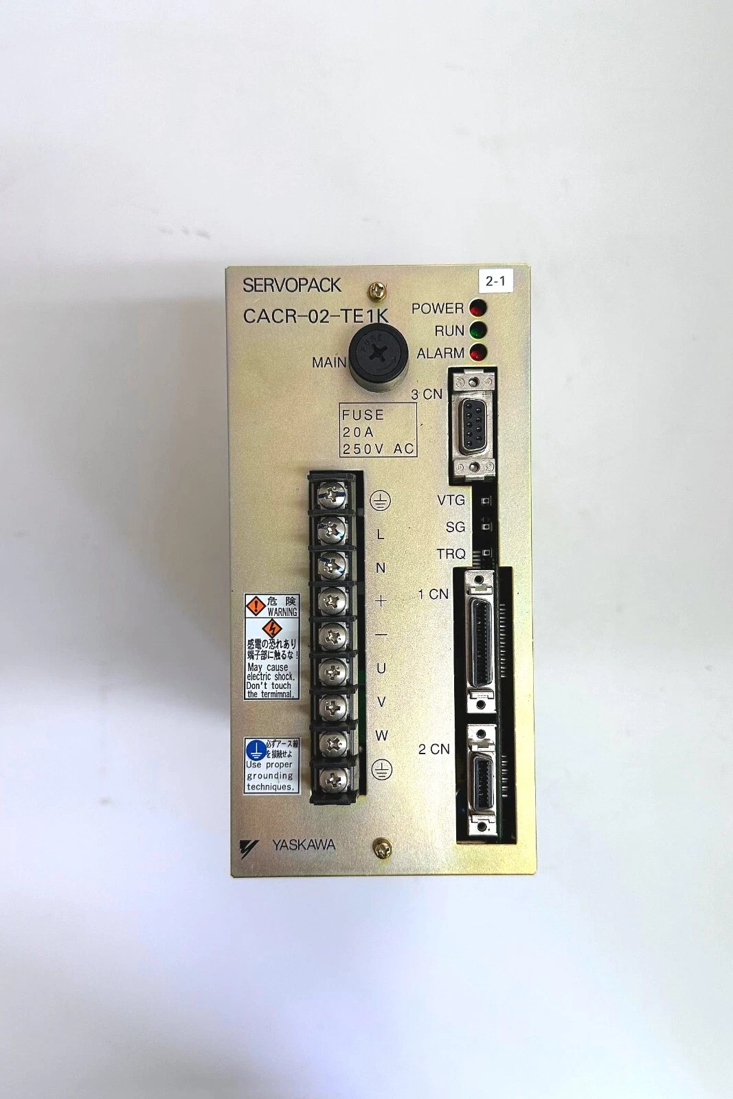 YASKAWA CACR-02-TE1K High-performance AC servo drive