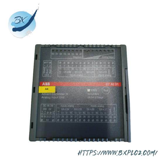 abb_07ai91.jpg ABB 07AI91 Analog Input Module - 8-Channel Industrial Signal Processor