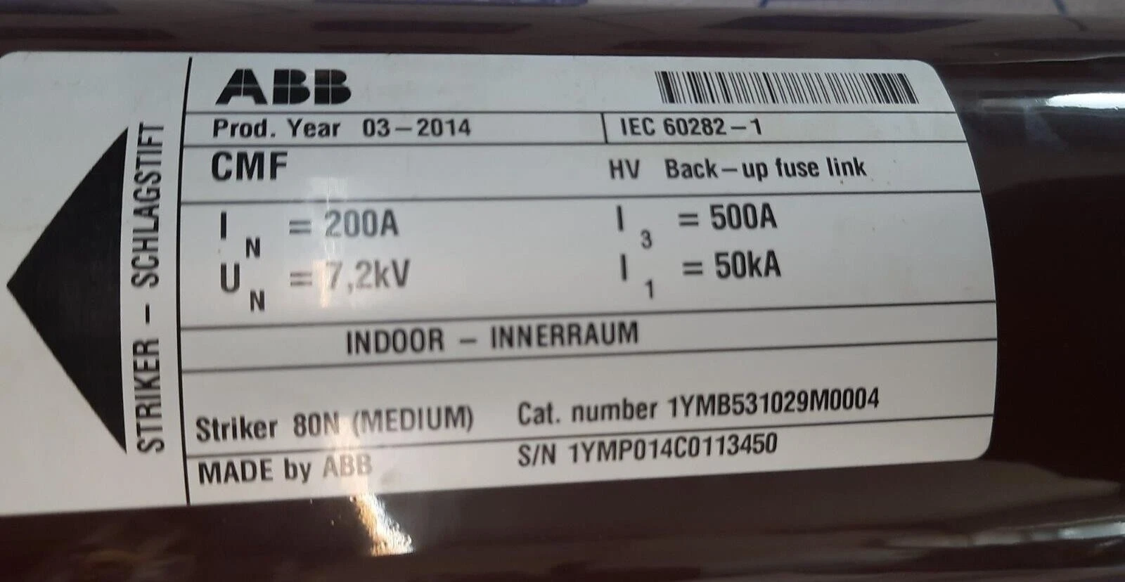 ABB 1YMB531029M0004  Control Unit Module