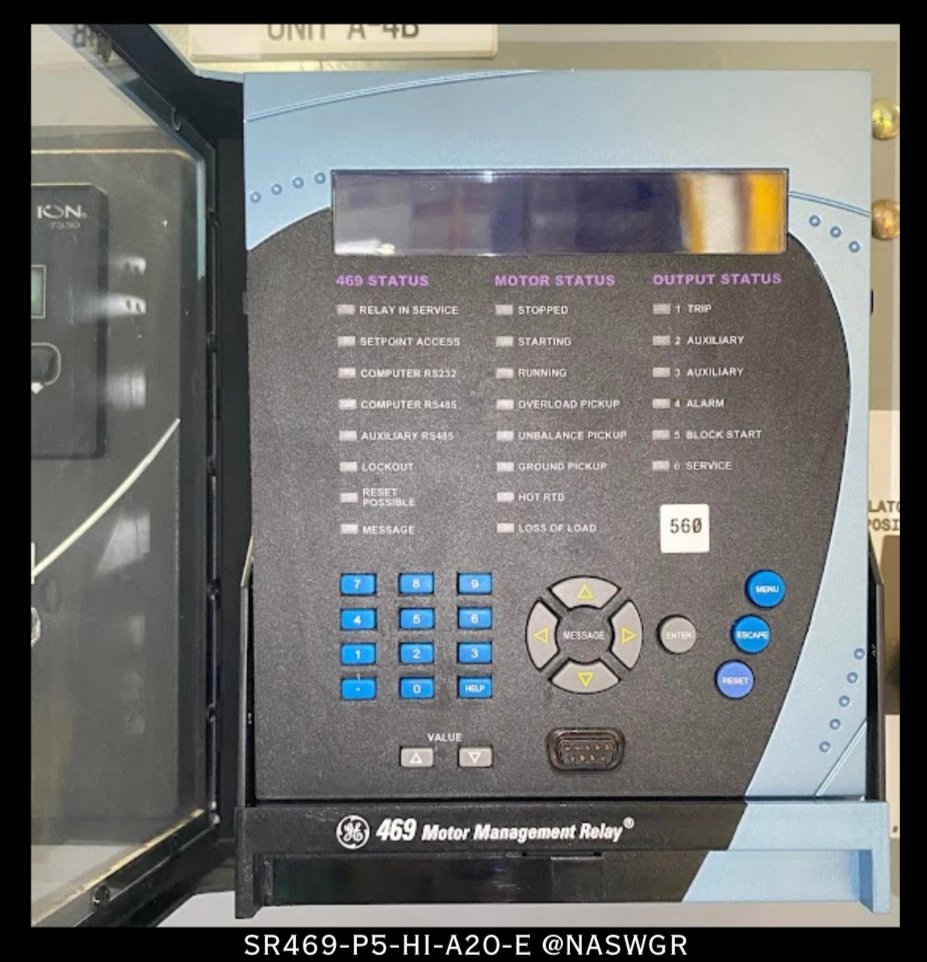 GE Multilin SR469-P5-HI-A20 Motor Management Relay