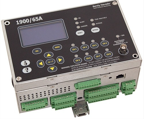 BENTLY NEVADA 1900/65A-01-00-03-00-01 Vibration Monitoring System