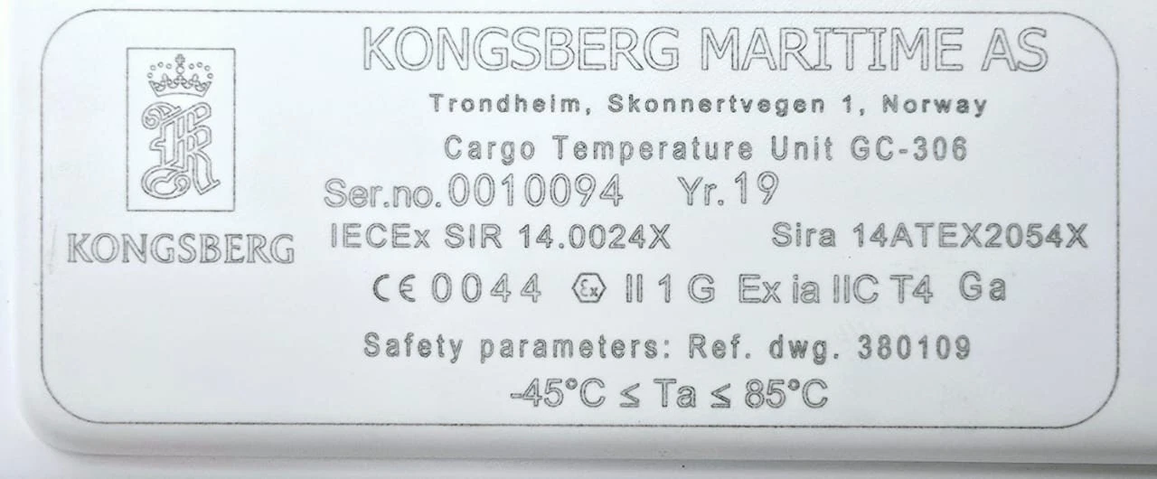 Kongsberg GC-306-U1N Controller