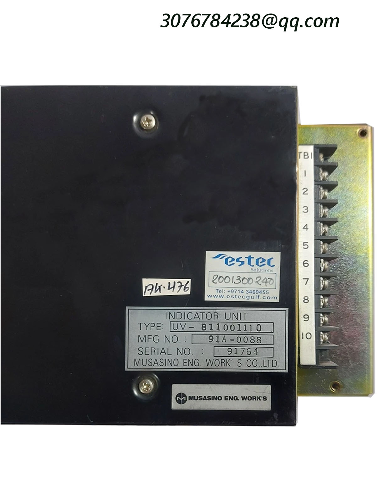 MUSASINO UM-B11001110 Power supply